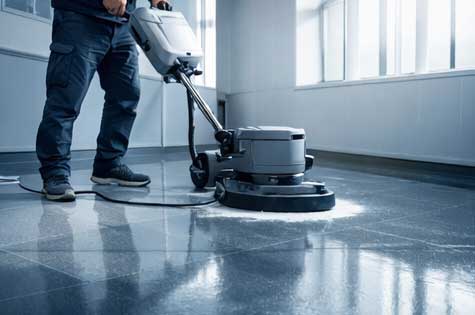 Monospazzola per trattamento e lucidatura pavimenti in marmo